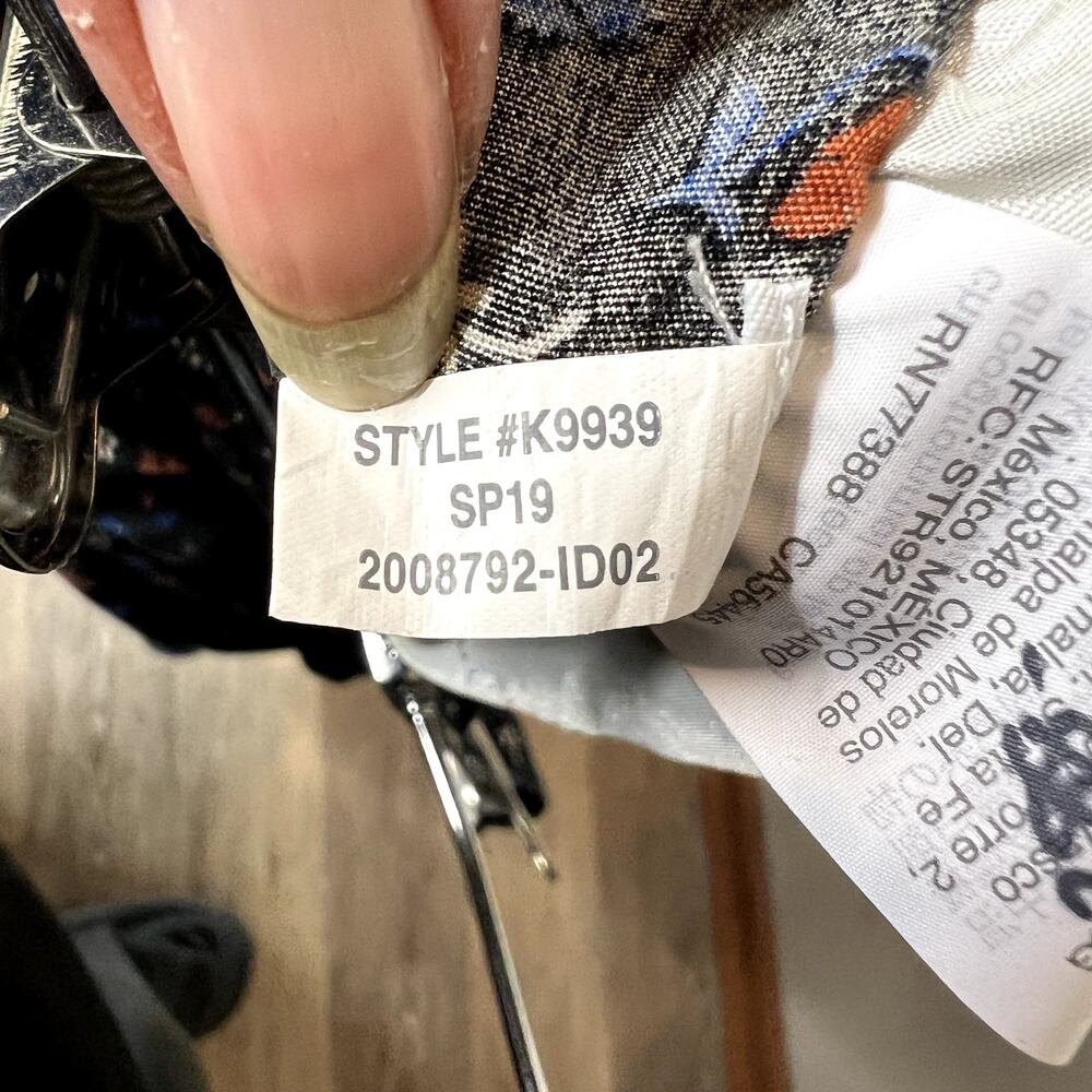 Madewell Prairie Posies Floral Cropped Track Pants Women's Size XS - Picture 9 of 10